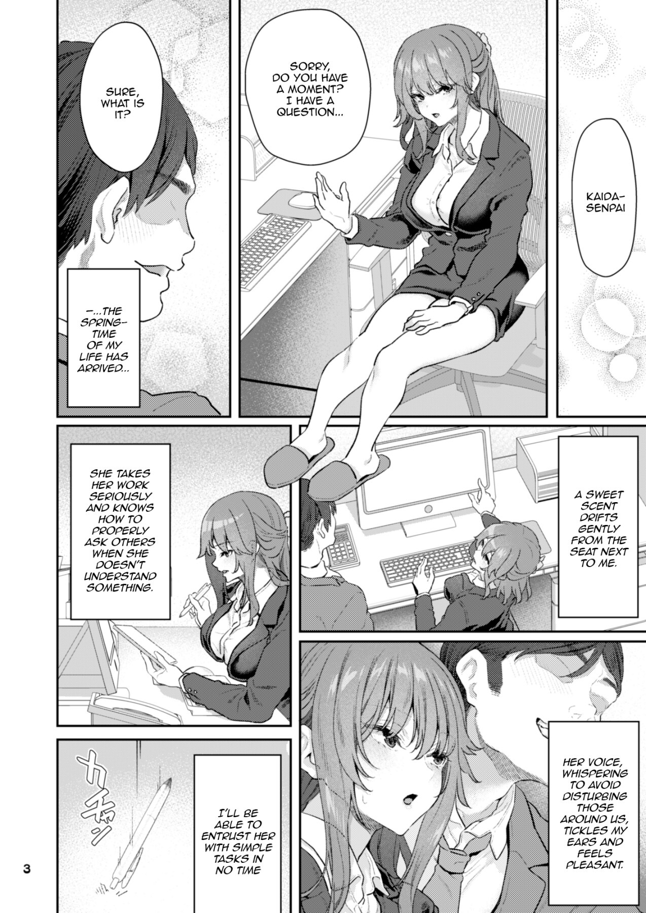 Hentai Manga Comic-Yoshino Miyuki (24), former subordinate, newly married, in casual clothes and a suit-Read-3
